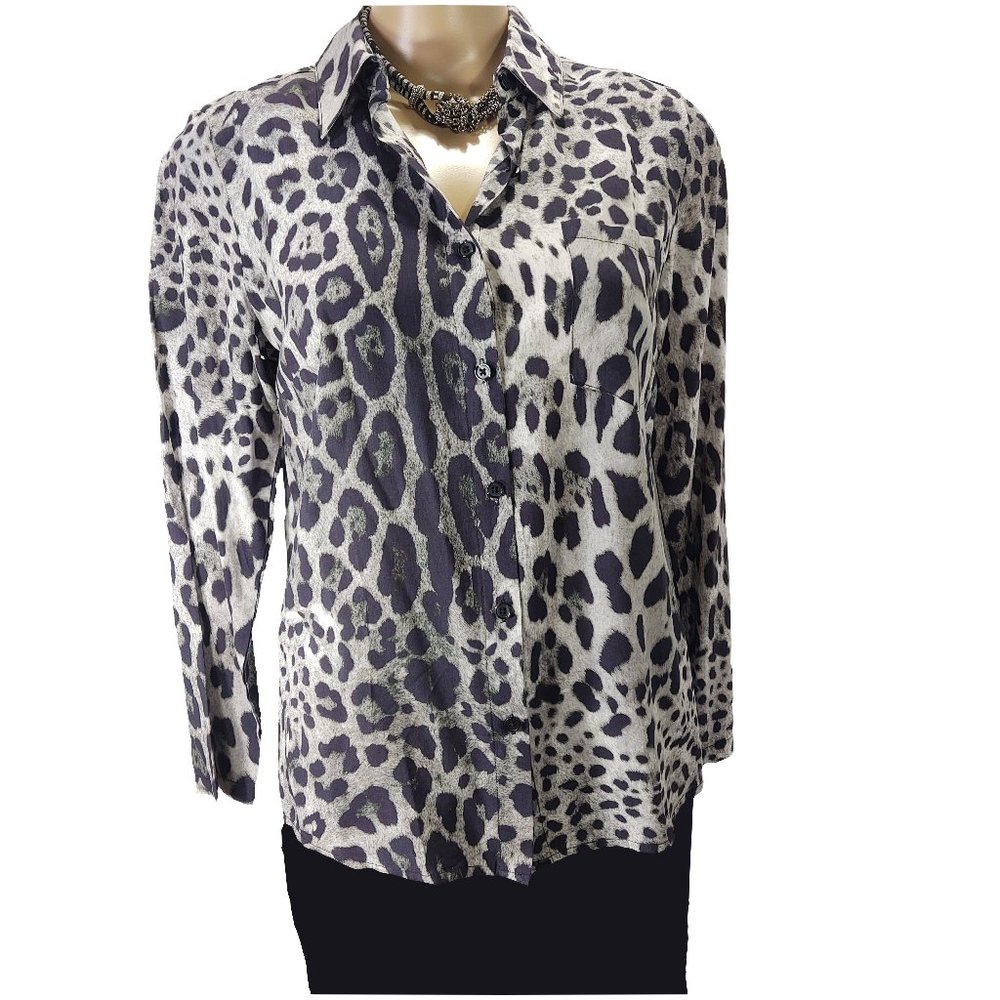 NWT LEOPARD PRINT TOP